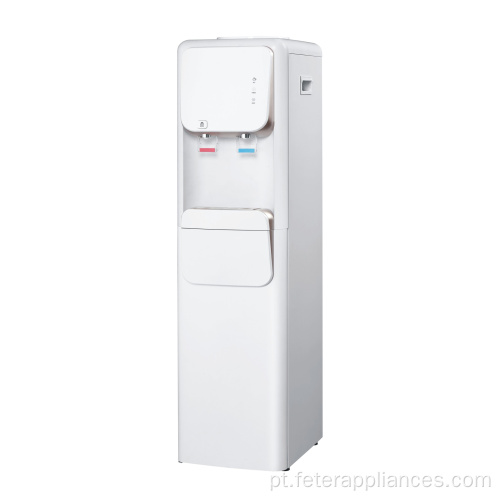 Dispensador elétrico de água com piso de suporte vertical e aquecimento de água